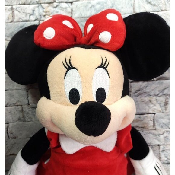 NEW NWT DISNEY STORE Original MINNIE MOUSE Plush 18" Stuffed Animal Classic Toy - Picture 2 of 12